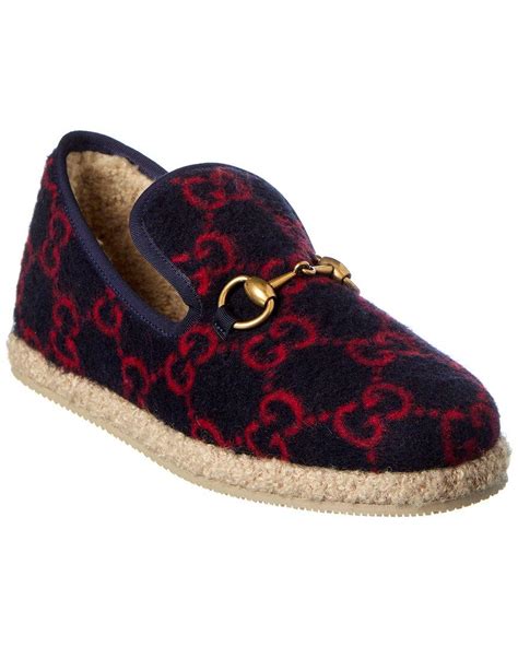 gucci loafers ladies second hand|gucci wool loafer.